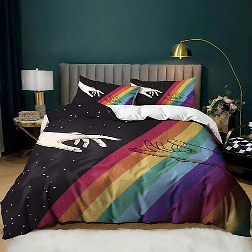 3-Piece Duvet Cover Set Hotel Bedding Sets Comforter Cover with Soft Lightweight Microfiber Include 1 Duvet Cover 2 Pillowcases for Double/Queen/King(1 Pillowcase for Twin/Single)
3-Piece Duvet Cover Set Hotel Bedding Sets Comforter Cover with Soft Lightweight Microfiber Include 1 Duvet Cover 2 Pillowcases for Double/Queen/King(1 Pillowcase for Twin/Single)