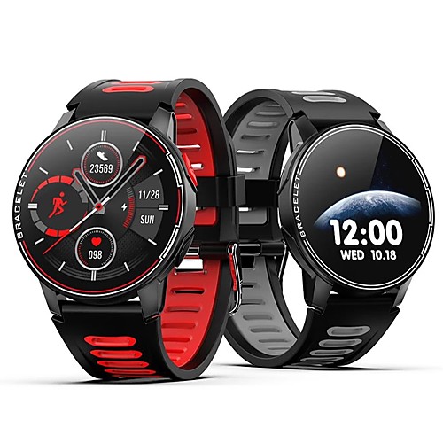 OEM L6 Smartwatch Fitness Running Watch Bluetooth Timer Stopwatch Pedometer Waterproof Touch Screen Heart Rate Monitor IPX-6 40mm Watch Case for Android iOS Men Women / Blood Pressure Measurement
OEM L6 Smartwatch Fitness Running Watch Bluetooth Timer Stopwatch Pedometer Waterproof Touch Screen Heart Rate Monitor IPX-6 40mm Watch Case for Android iOS Men Women / Blood Pressure Measurement
