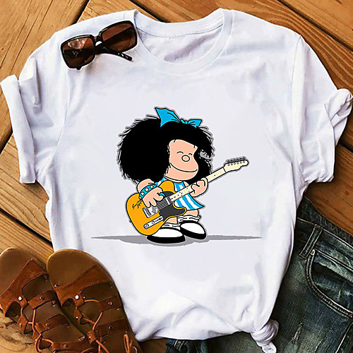 Inspired by Mafalda Cosplay Anime Cartoon Polyester / Cotton Blend Print Harajuku Graphic Kawaii T-shirt For Women's / Men's
Inspired by Mafalda Cosplay Anime Cartoon Polyester / Cotton Blend Print Harajuku Graphic Kawaii T-shirt For Women's / Men's