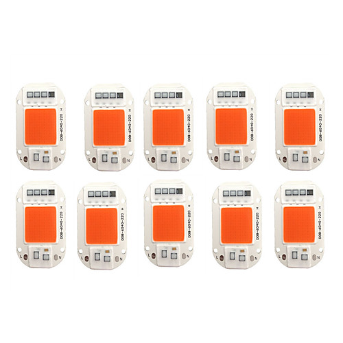 LED Grow Chip 10pcs 6pcs 20W 30W 50W COB Chip LED Lamp 220V 240V No Need Driver for Flood Light Spotlight Lampada DIY Lighting
LED Grow Chip 10pcs 6pcs 20W 30W 50W COB Chip LED Lamp 220V 240V No Need Driver for Flood Light Spotlight Lampada DIY Lighting
