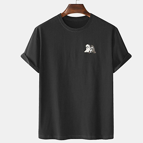 Men's Unisex Tee T shirt Hot Stamping Cat Dog Graphic Prints Plus Size Print Short Sleeve Casual Tops Cotton Basic Designer Big and Tall White Black Gray
Men's Unisex Tee T shirt Hot Stamping Cat Dog Graphic Prints Plus Size Print Short Sleeve Casual Tops Cotton Basic Designer Big and Tall White Black Gray
