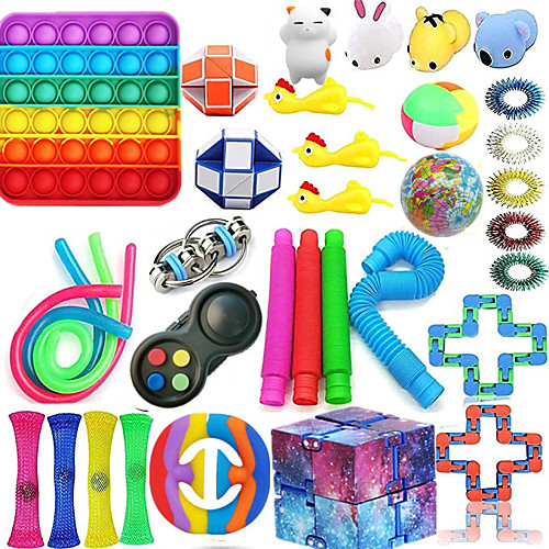 34 Pack Sensory Toys Set Relieves Stress and Anxiety Fidget Toy for Children Adults Special Toys Assortment for Birthday Party Favors Classroom Rewards Prizes Carnival Piata Goodie Bag Fillers
34 Pack Sensory Toys Set Relieves Stress and Anxiety Fidget Toy for Children Adults Special Toys Assortment for Birthday Party Favors Classroom Rewards Prizes Carnival Piata Goodie Bag Fillers