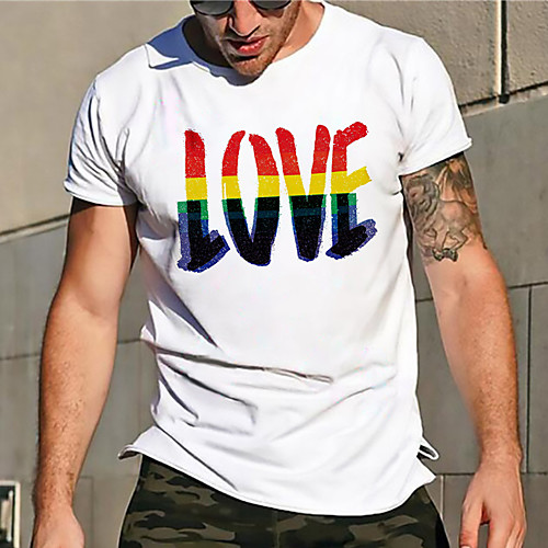 Men's Unisex Tee T shirt Hot Stamping Graphic Prints LOVE Plus Size Print Short Sleeve Casual Tops Basic Designer Big and Tall White
Men's Unisex Tee T shirt Hot Stamping Graphic Prints LOVE Plus Size Print Short Sleeve Casual Tops Basic Designer Big and Tall White