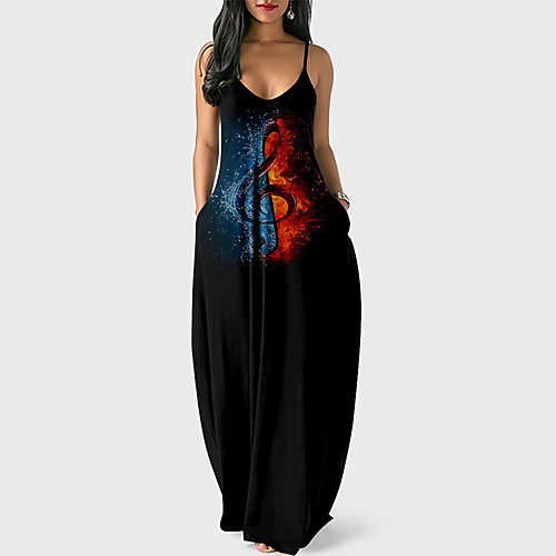 Women's Strap Dress Maxi long Dress Wine Gold Orange Black Sleeveless Print Solid Color Abstract Print Summer V Neck Casual 2021 XS S M L XL XXL 3XL 4XL 5XL 6XL
Women's Strap Dress Maxi long Dress Wine Gold Orange Black Sleeveless Print Solid Color Abstract Print Summer V Neck Casual 2021 XS S M L XL XXL 3XL 4XL 5XL 6XL