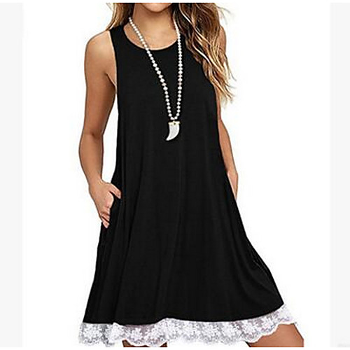 Women's A Line Dress Short Mini Dress Blue Purple Yellow Wine Green Black Brown Sleeveless Solid Color Summer Round Neck Casual Loose 2021 S M L XL XXL
Women's A Line Dress Short Mini Dress Blue Purple Yellow Wine Green Black Brown Sleeveless Solid Color Summer Round Neck Casual Loose 2021 S M L XL XXL