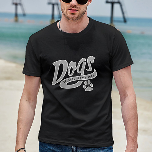 Men's Tee T shirt Hot Stamping Dog Graphic Prints Plus Size Print Short Sleeve Casual Tops Cotton Basic Designer Big and Tall Black
Men's Tee T shirt Hot Stamping Dog Graphic Prints Plus Size Print Short Sleeve Casual Tops Cotton Basic Designer Big and Tall Black