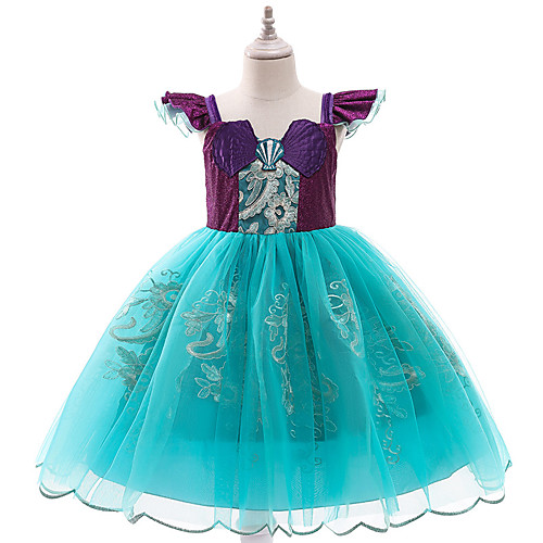 Princess Mermaid Cosplay Costume Masquerade Flower Girl Dress Girls' Movie Cosplay Vacation Christmas Purple Dress Christmas Halloween Masquerade Polyester
Princess Mermaid Cosplay Costume Masquerade Flower Girl Dress Girls' Movie Cosplay Vacation Christmas Purple Dress Christmas Halloween Masquerade Polyester