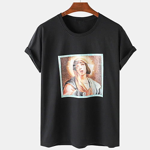 Men's Unisex Tee T shirt Hot Stamping Graphic Prints Human Plus Size Print Short Sleeve Casual Tops Cotton Basic Designer Big and Tall White Black Gray
Men's Unisex Tee T shirt Hot Stamping Graphic Prints Human Plus Size Print Short Sleeve Casual Tops Cotton Basic Designer Big and Tall White Black Gray
