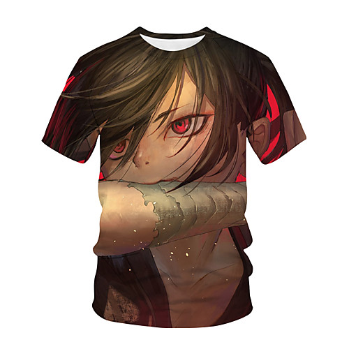 Inspired by Dororo Cosplay Anime Cartoon 100% Polyester Print 3D Harajuku Graphic T-shirt For Women's / Men's
Inspired by Dororo Cosplay Anime Cartoon 100% Polyester Print 3D Harajuku Graphic T-shirt For Women's / Men's