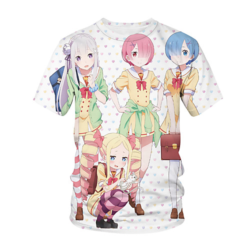 Inspired by Fate / Zero Cosplay Anime Cartoon 100% Polyester Print 3D Harajuku Graphic T-shirt For Women's / Men's
Inspired by Fate / Zero Cosplay Anime Cartoon 100% Polyester Print 3D Harajuku Graphic T-shirt For Women's / Men's