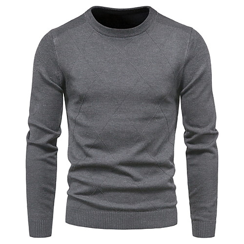 Men's Stripe Striped Sweater Long Sleeve Sweater Cardigans Crew Neck Wine Black Dark Gray
Men's Stripe Striped Sweater Long Sleeve Sweater Cardigans Crew Neck Wine Black Dark Gray