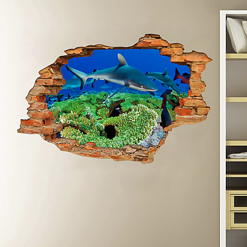 3D Broken Wall Undersea World Fish Home Children's Room Background Decoration Can Be Removed Stickers
3D Broken Wall Undersea World Fish Home Children's Room Background Decoration Can Be Removed Stickers