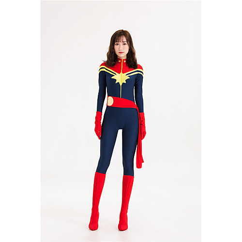 Super Heroes Cosplay Costume Adults' Women's Halloween Halloween Festival Halloween Festival / Holiday Terylene Red Women's Easy Carnival Costumes Solid Color / Leotard / Onesie 
Super Heroes Cosplay Costume Adults' Women's Halloween Halloween Festival Halloween Festival / Holiday Terylene Red Women's Easy Carnival Costumes Solid Color / Leotard / Onesie