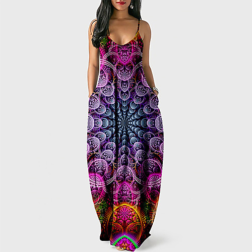 Women's Strap Dress Maxi long Dress Purple Orange Sleeveless Print Abstract Print Summer V Neck Casual Loose 2021 XS S M L XL XXL 3XL 4XL 5XL 6XL
Women's Strap Dress Maxi long Dress Purple Orange Sleeveless Print Abstract Print Summer V Neck Casual Loose 2021 XS S M L XL XXL 3XL 4XL 5XL 6XL