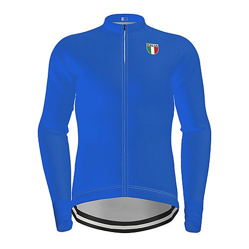 21Grams Men's Long Sleeve Cycling Jersey Winter Polyester Black Blue Solid Color Bike Jersey Top Mountain Bike MTB Road Bike Cycling Quick Dry Back Pocket Sports Clothing Apparel / Micro-elastic
21Grams Men's Long Sleeve Cycling Jersey Winter Polyester Black Blue Solid Color Bike Jersey Top Mountain Bike MTB Road Bike Cycling Quick Dry Back Pocket Sports Clothing Apparel / Micro-elastic