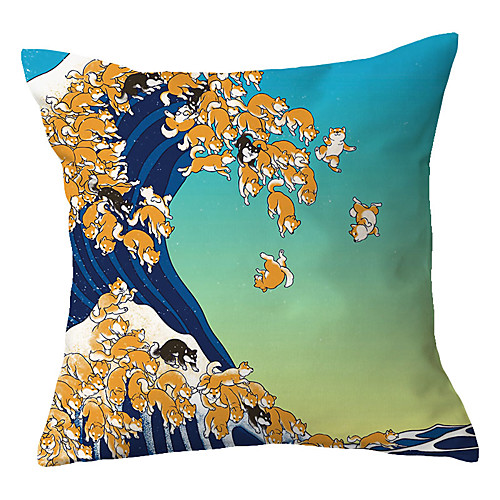 Wave Double Side Cushion Cover 1PC Soft Decorative Square Throw Pillow Cover Cushion Case Pillowcase for Bedroom Livingroom Superior Quality Machine Washable Outdoor Cushion for Sofa Couch Bed Chair 
Wave Double Side Cushion Cover 1PC Soft Decorative Square Throw Pillow Cover Cushion Case Pillowcase for Bedroom Livingroom Superior Quality Machine Washable Outdoor Cushion for Sofa Couch Bed Chair