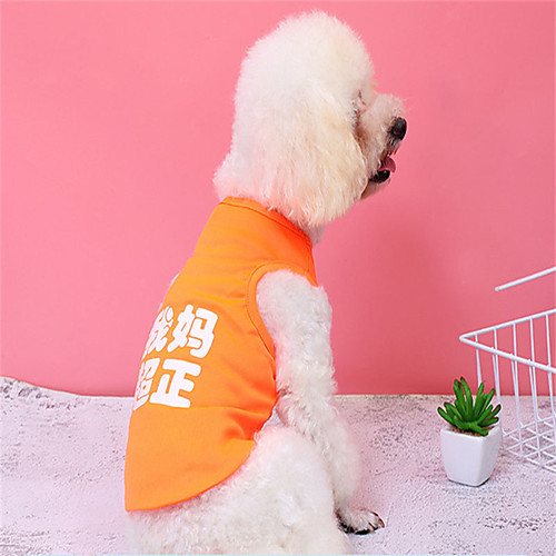 Dog Vest Dog Costume Text / Number Leisure Adorable Dailywear Casual / Daily Dog Clothes Puppy Clothes Dog Outfits Breathable Orange Costume for Girl and Boy Dog Polyester XS S M L XL XXL
Dog Vest Dog Costume Text / Number Leisure Adorable Dailywear Casual / Daily Dog Clothes Puppy Clothes Dog Outfits Breathable Orange Costume for Girl and Boy Dog Polyester XS S M L XL XXL