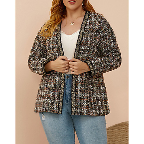 Women's Plus Size Coat Regular Turndown Work Fall & Winter Black Big Size XL XXL 3XL 4XL
Women's Plus Size Coat Regular Turndown Work Fall & Winter Black Big Size XL XXL 3XL 4XL