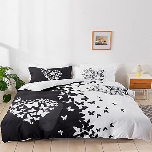 3-Piece Duvet Cover Set Hotel Bedding Sets Comforter Cover with Soft Lightweight Microfiber Include 1 Duvet Cover 2 Pillowcases for Double/Queen/King(1 Pillowcase for Twin/Single)
3-Piece Duvet Cover Set Hotel Bedding Sets Comforter Cover with Soft Lightweight Microfiber Include 1 Duvet Cover 2 Pillowcases for Double/Queen/King(1 Pillowcase for Twin/Single)