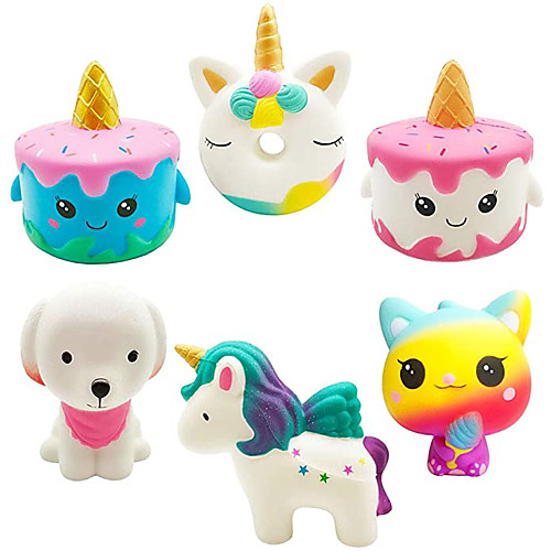 Unicorn Squishies Toy Set - Jumbo Narwhale CakeUnicorn CakeUnicorn Donut Dog Unicorn HorseIce Cream Cat Kawaii Slow Rising Squishy Toys for Kids Party Favors(5 Packs)
Unicorn Squishies Toy Set - Jumbo Narwhale CakeUnicorn CakeUnicorn Donut Dog Unicorn HorseIce Cream Cat Kawaii Slow Rising Squishy Toys for Kids Party Favors(5 Packs)