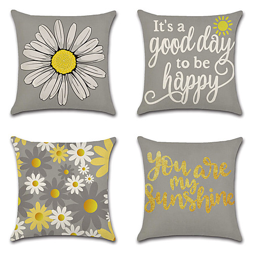 Floral Double Side Cushion Cover 4PC Soft Decorative Square Throw Pillow Cover Cushion Case Pillowcase for Bedroom Livingroom Superior Quality Machine Washable Outdoor Cushion for Sofa Couch Bed Chair
Floral Double Side Cushion Cover 4PC Soft Decorative Square Throw Pillow Cover Cushion Case Pillowcase for Bedroom Livingroom Superior Quality Machine Washable Outdoor Cushion for Sofa Couch Bed Chair