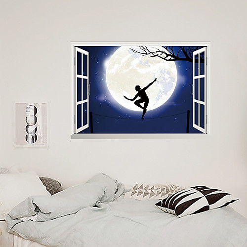 3D False Window Moon Dance Yoga Home Children's Rroom Background Decoration Can Be Removed Stickers
3D False Window Moon Dance Yoga Home Children's Rroom Background Decoration Can Be Removed Stickers