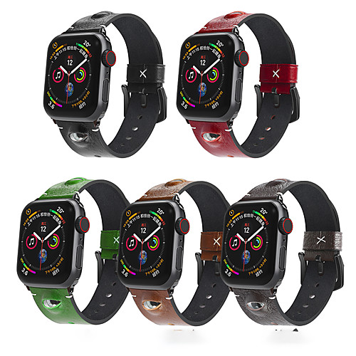 Smart Watch Band for Apple iWatch 1 pcs Business Band Genuine Leather Replacement Wrist Strap for Apple Watch Series SE / 6/5/4/3/2/1
Smart Watch Band for Apple iWatch 1 pcs Business Band Genuine Leather Replacement Wrist Strap for Apple Watch Series SE / 6/5/4/3/2/1