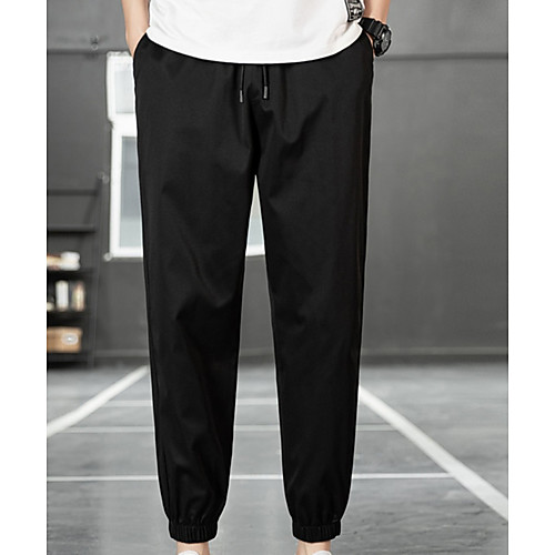 Men's Chino Soft Going out Work Pants Chinos Pants Solid Color Ankle-Length Black
Men's Chino Soft Going out Work Pants Chinos Pants Solid Color Ankle-Length Black