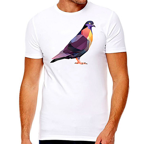Men's Unisex Tee T shirt Hot Stamping Graphic Prints Bird Plus Size Print Short Sleeve Casual Tops Cotton Basic Designer Big and Tall White
Men's Unisex Tee T shirt Hot Stamping Graphic Prints Bird Plus Size Print Short Sleeve Casual Tops Cotton Basic Designer Big and Tall White