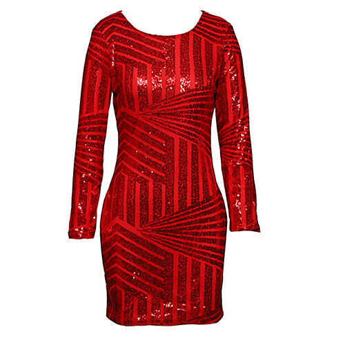 Sheath / Column Sparkle Sexy Homecoming Party Wear Dress Jewel Neck Long Sleeve Short / Mini Spandex with Sequin 2021
Sheath / Column Sparkle Sexy Homecoming Party Wear Dress Jewel Neck Long Sleeve Short / Mini Spandex with Sequin 2021
