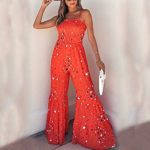Women's Casual / Daily Casual / Daily Off Shoulder Black Orange Jumpsuit Floral Backless
Women's Casual / Daily Casual / Daily Off Shoulder Black Orange Jumpsuit Floral Backless