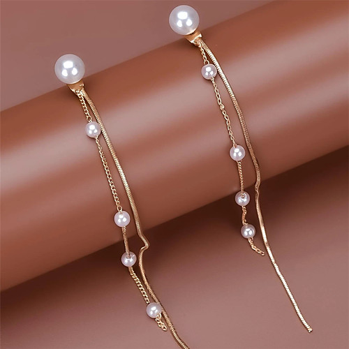 Women's Drop Earrings Earrings Birthday Holiday Baroque Trendy Cute Sweet Imitation Pearl Earrings Jewelry Gold For Party Evening Street Gift Promise 1 Pair
Women's Drop Earrings Earrings Birthday Holiday Baroque Trendy Cute Sweet Imitation Pearl Earrings Jewelry Gold For Party Evening Street Gift Promise 1 Pair