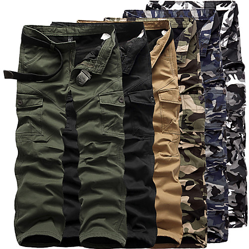 Men's Basic Outdoor Casual Daily Chinos Tactical Cargo Pants Camouflage Solid Colored Full Length Patchwork Print Army Green Black Khaki Camouflage Gray Navy Blue
Men's Basic Outdoor Casual Daily Chinos Tactical Cargo Pants Camouflage Solid Colored Full Length Patchwork Print Army Green Black Khaki Camouflage Gray Navy Blue