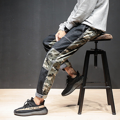 Men's Stylish Sporty Casual / Sporty Streetwear Comfort Daily Sports Jogger Pants Jeans Trousers Pants Camouflage Full Length Pocket Print Camouflage Green
Men's Stylish Sporty Casual / Sporty Streetwear Comfort Daily Sports Jogger Pants Jeans Trousers Pants Camouflage Full Length Pocket Print Camouflage Green