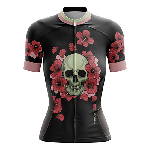 21Grams Women's Short Sleeve Cycling Jersey Summer Spandex Pink Skull Bike Top Mountain Bike MTB Road Bike Cycling Sports Clothing Apparel / Stretchy / Athleisure
21Grams Women's Short Sleeve Cycling Jersey Summer Spandex Pink Skull Bike Top Mountain Bike MTB Road Bike Cycling Sports Clothing Apparel / Stretchy / Athleisure
