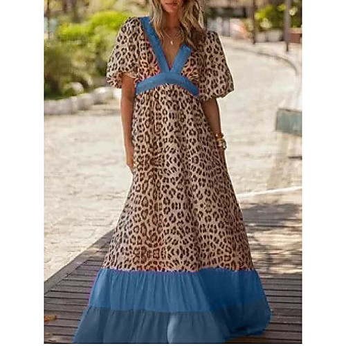 Women's A Line Dress Maxi long Dress Blue Green Red Short Sleeve Pattern Summer Casual 2021 S M L XL XXL XXXL
Women's A Line Dress Maxi long Dress Blue Green Red Short Sleeve Pattern Summer Casual 2021 S M L XL XXL XXXL