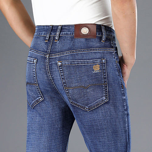 Men's Stylish Sporty Casual / Sporty Streetwear Comfort Daily Sports Pants Jeans Trousers Pants Embroidery Full Length Embroidered Pocket Deep Blue Blue
Men's Stylish Sporty Casual / Sporty Streetwear Comfort Daily Sports Pants Jeans Trousers Pants Embroidery Full Length Embroidered Pocket Deep Blue Blue