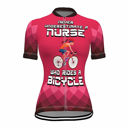 21Grams Women's Short Sleeve Cycling Jersey Summer Spandex Red Bike Top Mountain Bike MTB Road Bike Cycling Quick Dry Moisture Wicking Sports Clothing Apparel / Stretchy / Athleisure
21Grams Women's Short Sleeve Cycling Jersey Summer Spandex Red Bike Top Mountain Bike MTB Road Bike Cycling Quick Dry Moisture Wicking Sports Clothing Apparel / Stretchy / Athleisure