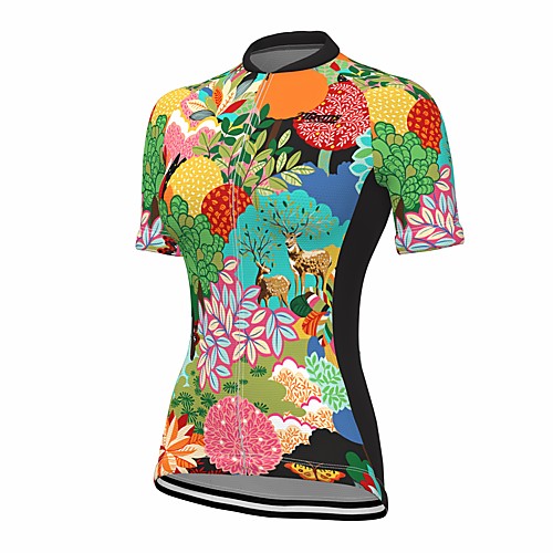 21Grams Women's Short Sleeve Cycling Jersey Summer Spandex Polyester Green 3D Floral Botanical Bike Jersey Top Mountain Bike MTB Road Bike Cycling Quick Dry Moisture Wicking Breathable Sports
21Grams Women's Short Sleeve Cycling Jersey Summer Spandex Polyester Green 3D Floral Botanical Bike Jersey Top Mountain Bike MTB Road Bike Cycling Quick Dry Moisture Wicking Breathable Sports