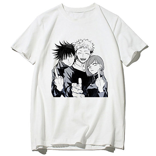 Inspired by Jujutsu Kaisen Cosplay Anime Cartoon Polyester / Cotton Blend Print Harajuku Graphic Kawaii T-shirt For Women's / Men's
Inspired by Jujutsu Kaisen Cosplay Anime Cartoon Polyester / Cotton Blend Print Harajuku Graphic Kawaii T-shirt For Women's / Men's