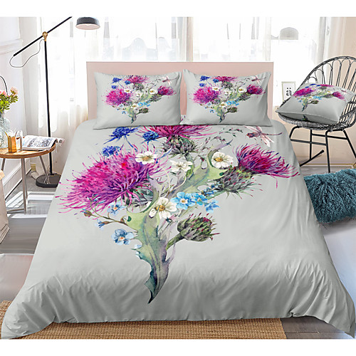 3D Printing Home Bedding Duvet Cover Sets Soft Microfiber For Kids Teens Adults Bedroom Floral/Flower 1 Duvet Cover 1/2 Pillowcase Shams
3D Printing Home Bedding Duvet Cover Sets Soft Microfiber For Kids Teens Adults Bedroom Floral/Flower 1 Duvet Cover 1/2 Pillowcase Shams