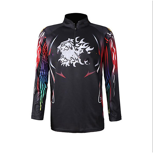 CAWANFLY Men's Fishing Jacket Outdoor Long Sleeve UPF50 Quick Dry Waterproof Zipper Breathable UV Protection Jacket Top Autumn / Fall Spring Summer Athleisure Fishing Camping & Hiking Red / black
CAWANFLY Men's Fishing Jacket Outdoor Long Sleeve UPF50 Quick Dry Waterproof Zipper Breathable UV Protection Jacket Top Autumn / Fall Spring Summer Athleisure Fishing Camping & Hiking Red / black