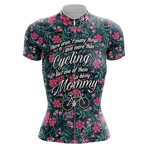 21Grams Women's Short Sleeve Cycling Jersey Summer Spandex Green Floral Botanical Bike Top Mountain Bike MTB Road Bike Cycling Quick Dry Moisture Wicking Sports Clothing Apparel / Stretchy
21Grams Women's Short Sleeve Cycling Jersey Summer Spandex Green Floral Botanical Bike Top Mountain Bike MTB Road Bike Cycling Quick Dry Moisture Wicking Sports Clothing Apparel / Stretchy