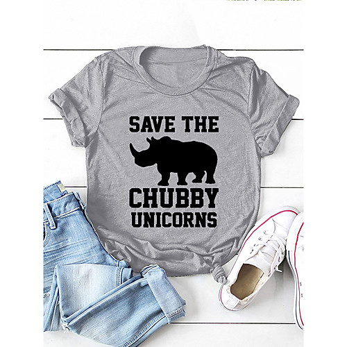 Women's T shirt Graphic Cow Letter Print Round Neck Basic Tops Cotton Purple Black Light gray
Women's T shirt Graphic Cow Letter Print Round Neck Basic Tops Cotton Purple Black Light gray