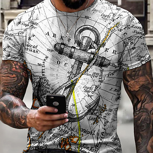 Men's Tee T shirt Shirt 3D Print Graphic Letter Plus Size Short Sleeve Casual Tops Basic Designer Slim Fit Big and Tall Blue Green Gray
Men's Tee T shirt Shirt 3D Print Graphic Letter Plus Size Short Sleeve Casual Tops Basic Designer Slim Fit Big and Tall Blue Green Gray