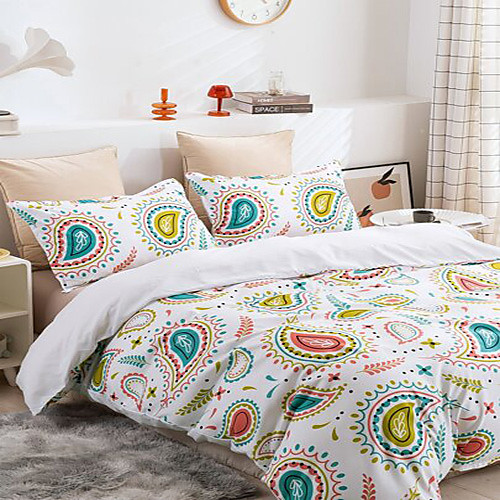 3-Piece Duvet Cover Set Hotel Bedding Sets Comforter Cover with Soft Lightweight Microfiber Include 1 Duvet Cover 2 Pillowcases for Double/Queen/King(1 Pillowcase for Twin/Single)
3-Piece Duvet Cover Set Hotel Bedding Sets Comforter Cover with Soft Lightweight Microfiber Include 1 Duvet Cover 2 Pillowcases for Double/Queen/King(1 Pillowcase for Twin/Single)