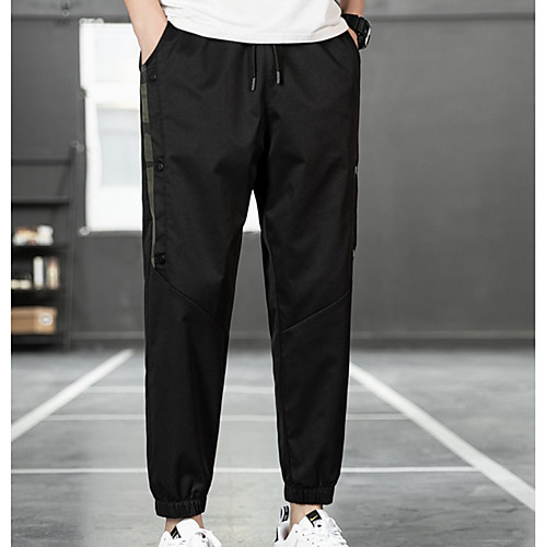 Men's Chino Soft Going out Work Jogger Pants Pants Solid Color Ankle-Length Black
Men's Chino Soft Going out Work Jogger Pants Pants Solid Color Ankle-Length Black