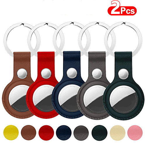 2Pcs Leather Case For Apple Airtags Protective Cover For Apple Locator Tracker Anti-lost Device Keychain Protect Sleeve
2Pcs Leather Case For Apple Airtags Protective Cover For Apple Locator Tracker Anti-lost Device Keychain Protect Sleeve