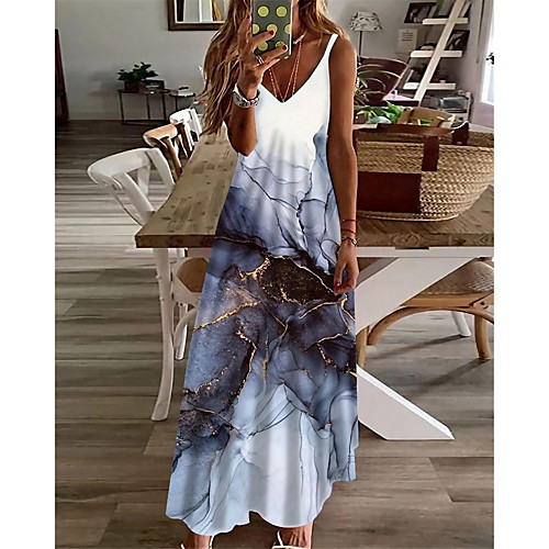 Women's A Line Dress Maxi long Dress Purple White Light Green Sleeveless Print Color Gradient Print Spring Summer V Neck Casual Holiday 2021 S M L XL XXL 3XL
Women's A Line Dress Maxi long Dress Purple White Light Green Sleeveless Print Color Gradient Print Spring Summer V Neck Casual Holiday 2021 S M L XL XXL 3XL