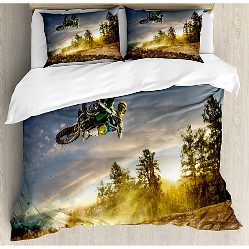 3-Piece Duvet Cover Set Hotel Bedding Sets Comforter Cover with Soft Lightweight Microfiber Include 1 Duvet Cover 2 Pillowcases for Double/Queen/King(1 Pillowcase for Twin/Single)
3-Piece Duvet Cover Set Hotel Bedding Sets Comforter Cover with Soft Lightweight Microfiber Include 1 Duvet Cover 2 Pillowcases for Double/Queen/King(1 Pillowcase for Twin/Single)